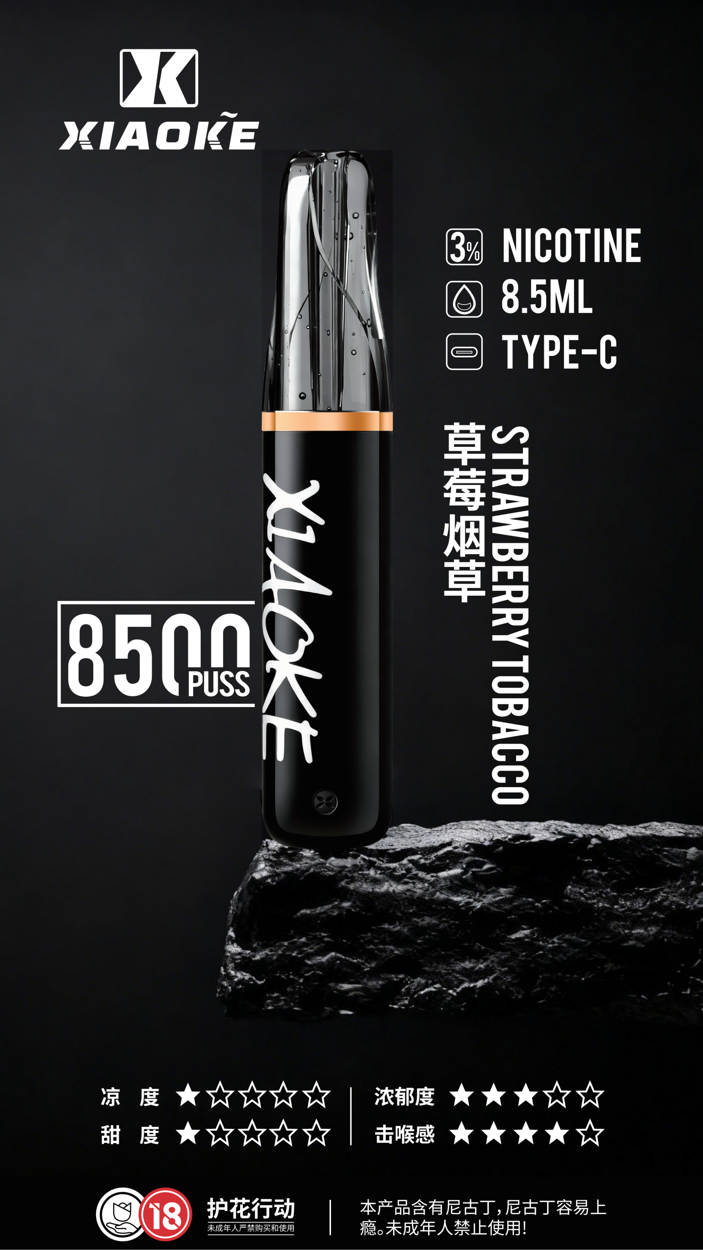 蒸氣天堂新手三階段|從拋棄式到註油主機,什麼時候該換下一台 2 蒸氣天堂 XIAOKE 8500 口拋棄式電子煙 梟客一次性煙桿